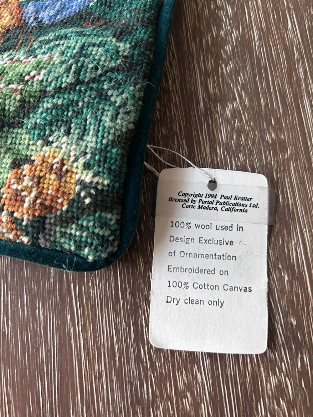 C&F Home Jungle Petit Needlepoint Throw Pillow Cover - Picture 4 of 7